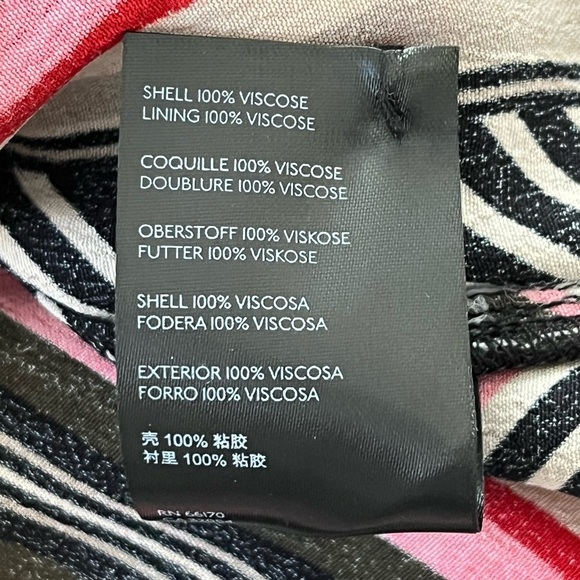 ANTHROPOLOGIE McKenzie Mock Neck Tunic Dress Striped Puff Sleeve X-Small - Picture 13 of 16